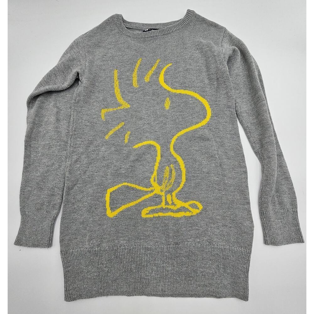 Gap x Peanuts Girl's Size 8 Grey Woodstock Sweater Dress